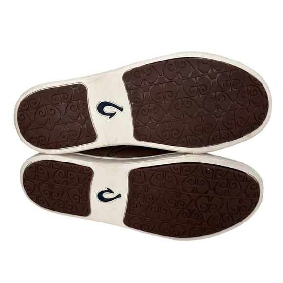 Olukai Pehuea Leather Slip-On Shoes Women’s 6.5 Espresso Brown Casual 20329-5H5H - Picture 5 of 7